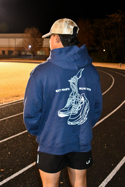 Navy Pasta Hoodie