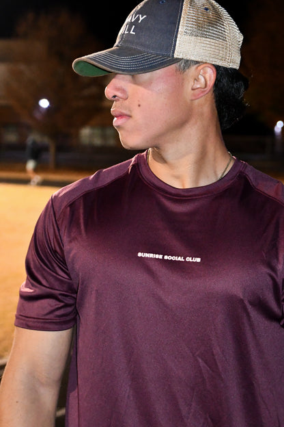 Maroon Pasta Dri-Fit Shirt